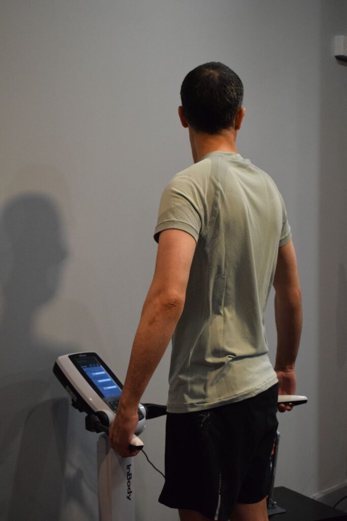 What an InBody, body composition scan looks like.